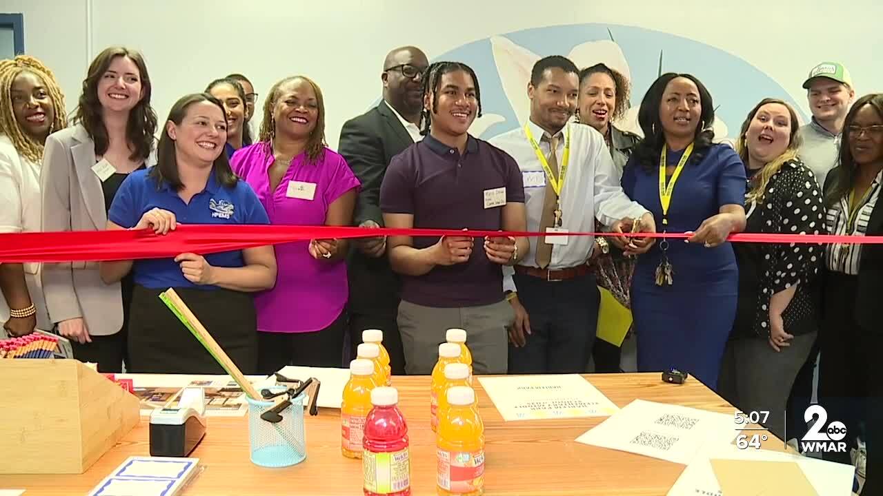 Educators celebrate newly renovated break room